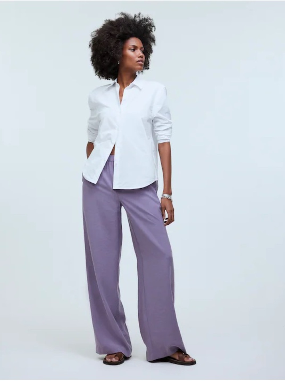Pull-On Wide-Leg Pants in Softdrape
$98 MSRP
Smoky Grape
